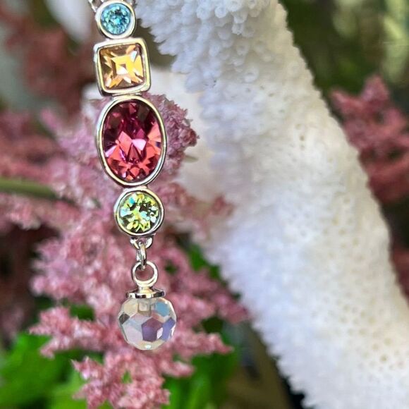 Swarovski Jewelry - Rainbow Drop Swarovski Crystal Necklace